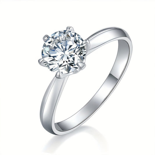 Moissanite Promise Ring