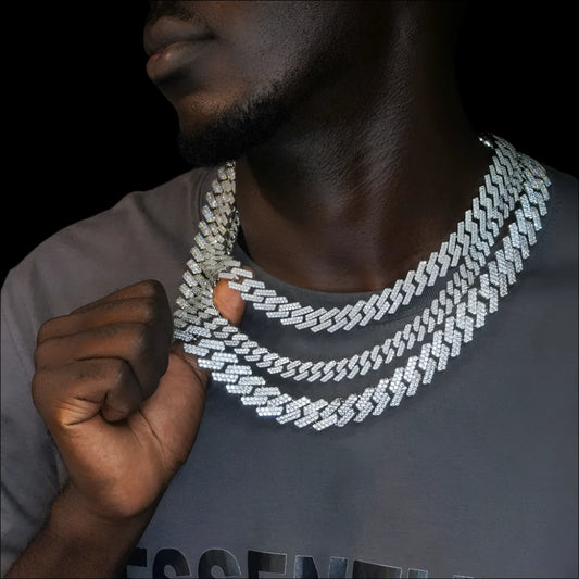 Cuban Chain and Bracelet Zirconia